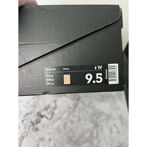 On Cloudswift Monochrome Hi Top Sneakers In Dune Womens Size 9.5 - Picture 11 of 11